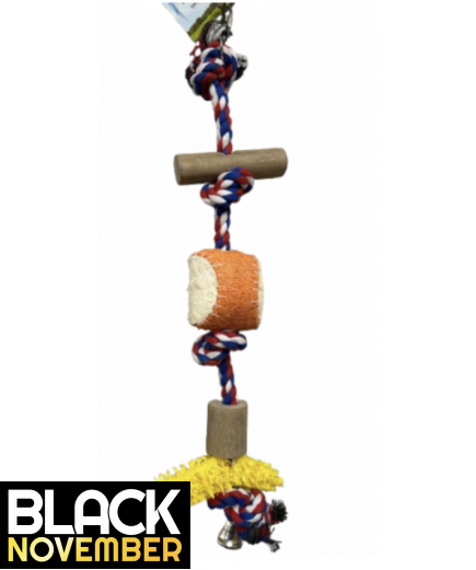 9 X Parrot Toy Pack - African Grey, Amazon, Eclectus, Cockatoo Etc - RRP £133.91 - Pack 4